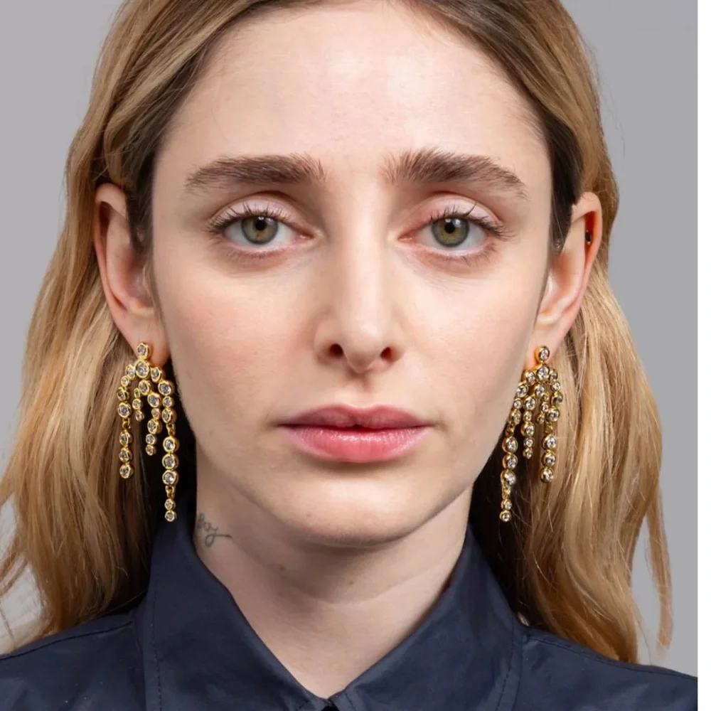 ALEXIS BITTAR • Asterales Gold Chandelier Earring